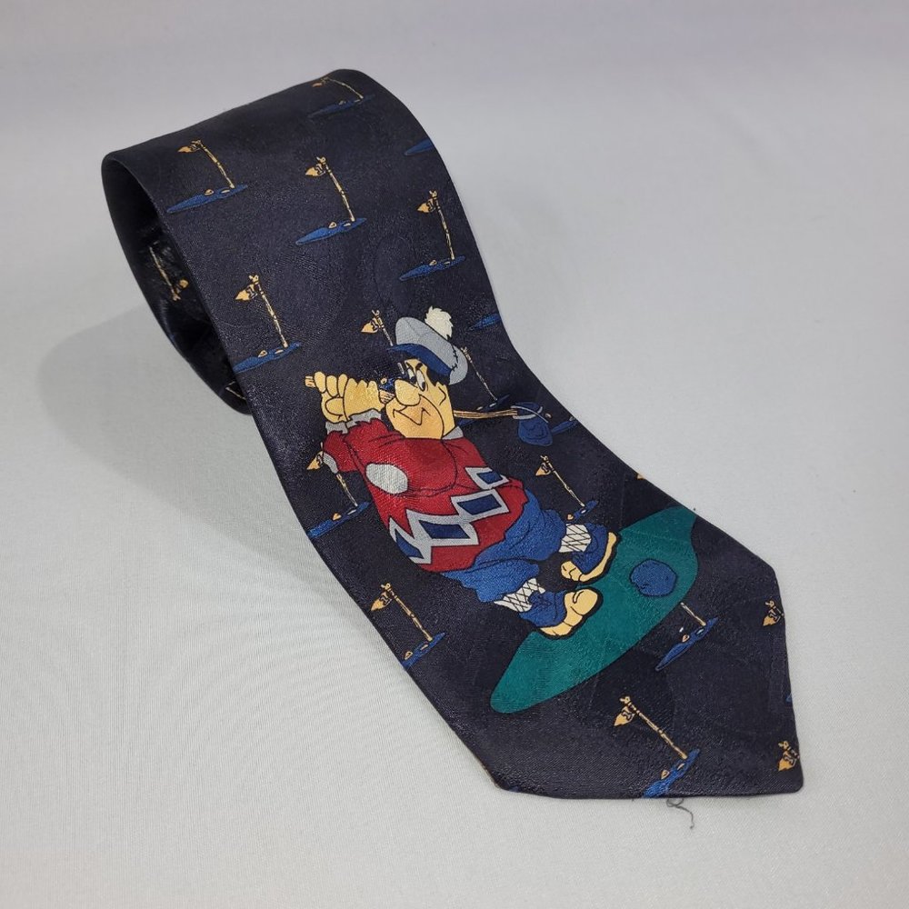 The Flinstones Vintage 1994 Neck Tie Golf Fred